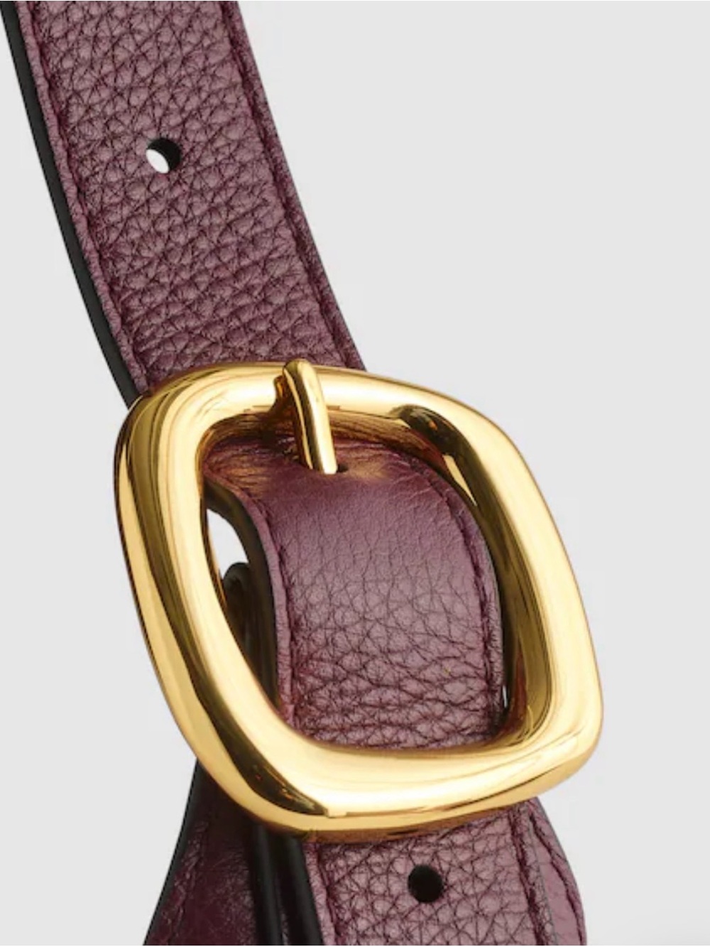 Madewell Pebbled Leather Shoulder Bag in Burgundy - Picture 3 of 9